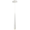Modern Forms Cascade 19" LED Single Light Pendant in Polished Nickel