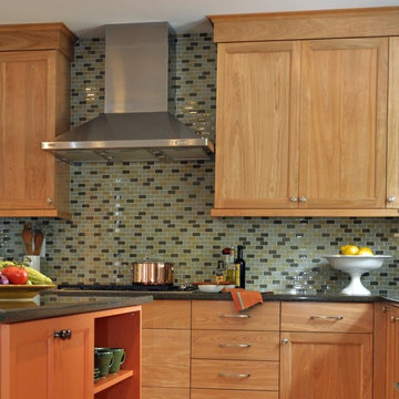 Formaldehyde free white oak cabinetry