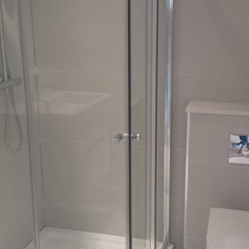 North London apartment Block in engineered marble