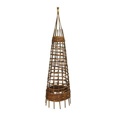Gardman Rustic Willow Garden Obelisk, 150 cm
