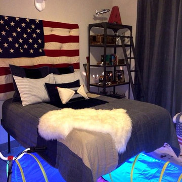 Vintage Sports/Americana Uptown High Rise Hideaway - Boy Bedroom