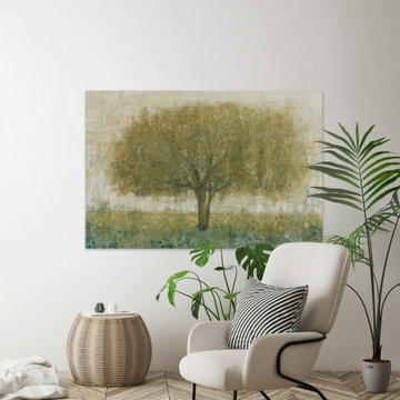 "Summer Day Tree II" Painting Print on Wrapped Canvas