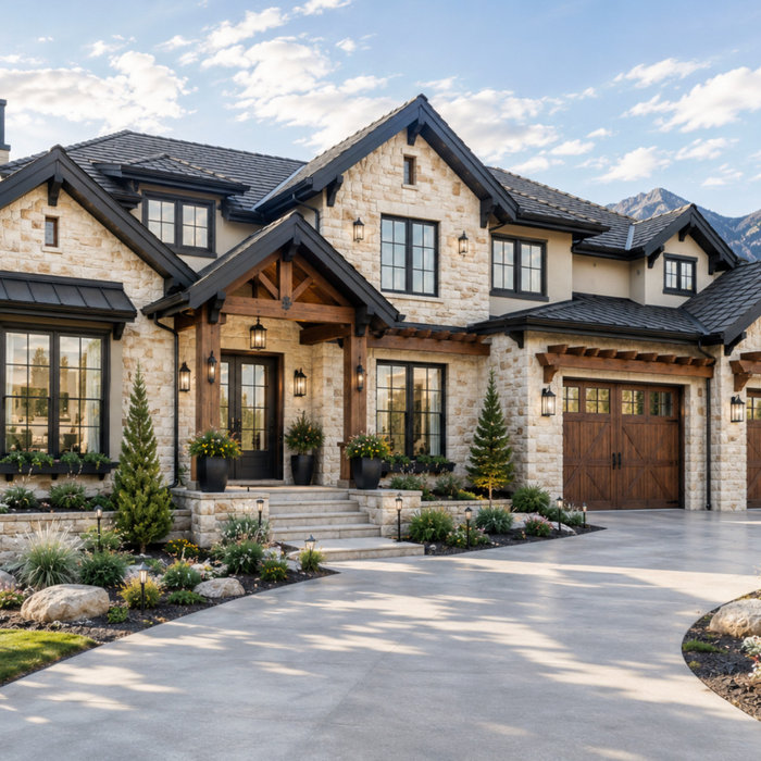 Luxury Colorado home exterior