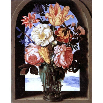 The Elder Ambrosius Bosschaert Bouquet of Flowers Wall Decal Print