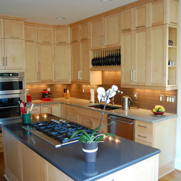 Nicol's Kitchen and Fireplace