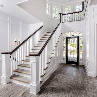 75 Beautiful Wood Stair Railing Pictures Ideas Houzz