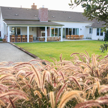 Modern Farmhouse With Traditional Accents - Bocci Ball Court