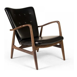 Addison Lounge Chair | Black - Armchairs And Accent Chairs