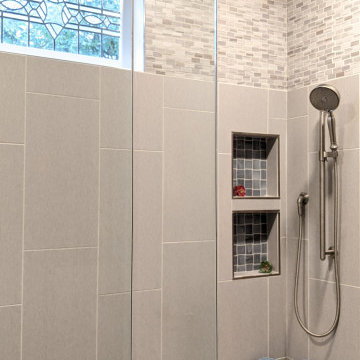 Stylish bath remodel- Check out the tub!!!
