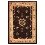 Bareens Designer Rugs - Southwestern Heriz Ziegler Jana Brown Beige Hand-Knotted Rug - 9'10'' x 13'11'' - Enhance the ambiance of your home with this magnificent Persian-influenced Turkish hand-knotted rug made by skilled artisans capable of creating the most exceptional vegetable dyes and hand-spun wool. This exquisite handmade rug is a one-of-a-kind Peshawar Kafkaz, otherwise identified as Chobi, Chobi Peshawar, Oushak, or Ziegler rug. These handmade rugs are crafted in Pakistan utilizing superior-quality wool imported from Australia, New Zealand, and Korea in two types of weaves: the Persian weave and the Mori weave. This rug is meticulously crafted by hand using the finest natural vegetable dyes extracted from local plants. The artisans use a blend of hand-spun local and fine merino wool, resulting in a rug with a compelling texture, higher lanolin content, and longer staple. The artisans occasionally incorporate natural or artificial silk into the pile to enhance specific motifs. The finished product is an awe-inspiring execution of flawless design and an understated palette that exudes elegance.