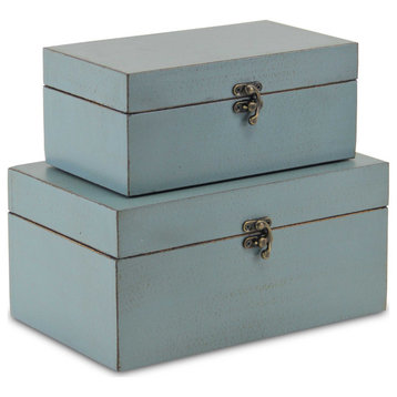Blue Storage Boxes - Lestina Set