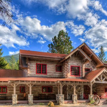 Arlee Montana Concrete Log Cabin