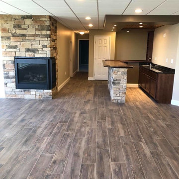 Basement remodel in Cheat Lake area.