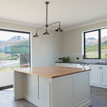 This bespoke kitchen as been designed and made by Paterson Joinery to give an ol