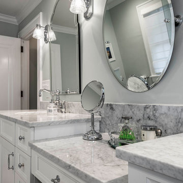 English Style Master Suite and Powder Bath Remodel