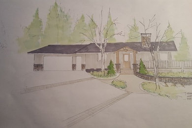 Inspiration for a timeless exterior home remodel in Other