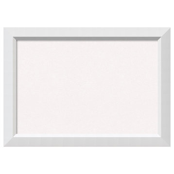 Framed White Cork Board, Blanco White, Outer Size 28x20