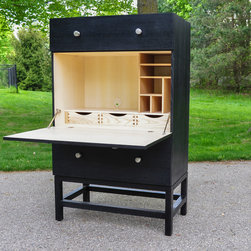 Modern Secretary Desk - Desks And Hutches