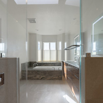 Warm Contemporary Bathroom
