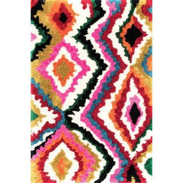 Nuloom Polyester 5' X 8' Rectangle Area Rugs In Multi Finish 200BIKR01A-508