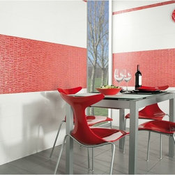 emotion mosaic collection: red dawn 12.5"x12.5" - Tile
