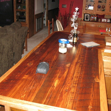 Heart Pine & Figured Maple