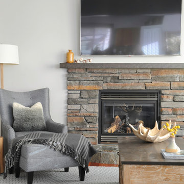 Rustic Touch Family Room