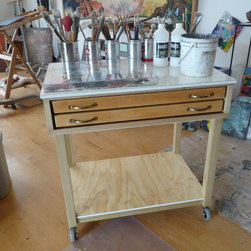 Rolling Painter's Cart - Utility Carts