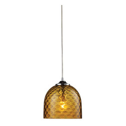 Elk Lighting - Viva Pendant by Elk Lighting | 31080/1AMB - Pendant Lighting