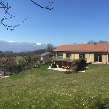 Maison passive à brié et angonnes, construite sous (RT 2005)