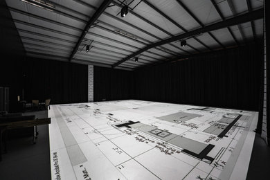 2D Services created on the studio floor in Houston, Texas that are as large as l