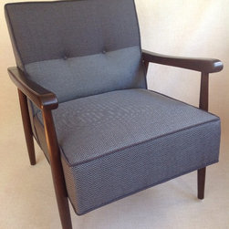 Herringbone Accent Chair - Armchairs And Accent Chairs