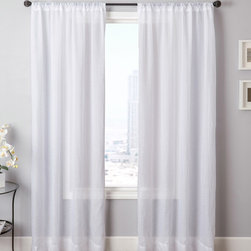 Blindsgalore Signature Drapery Panel: Batiste Sheer - Curtains