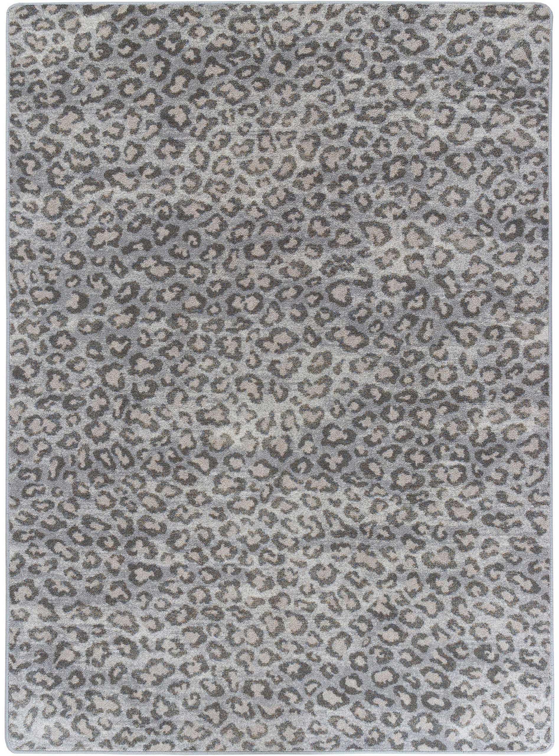 Snow Leopard, Gray, 5'x8', 5'x8' - Contemporary - Area Rugs - by ...