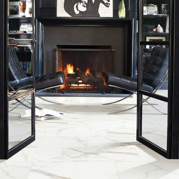 Shaw Tile Glacier Marble Calcatta Look Porcelain Tile