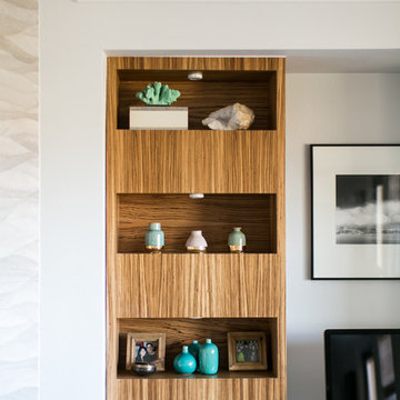Custom Bookcase and Desk