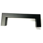 Celeste Designs - Celeste Square Bar Pull Cabinet Handle Black Stainless 12mm, 12.5" - Mounting hardware included. Comes with a lifetime warranty against rust and tarnish. Made from rust-resistant stainless steel. The items are hollow and lightweight, yet durable. The antique black finish, matches White Cabinets appliances. The edges are smooth for safety. The style is bold and modern.