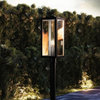 1 Light Outdoor Post Lantern-Earth Black Finish - Outdoor - Post Lights