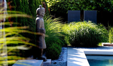 11 astuces pour intégrer des statues à son jardin