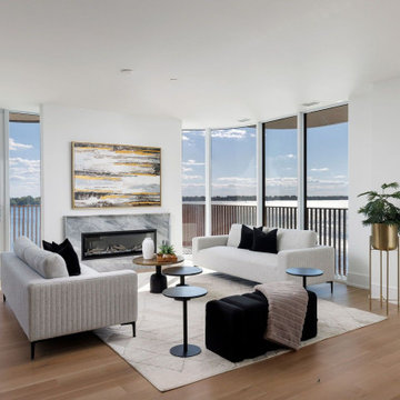 Waterfront Condo Suite in "Luxurious Aqualuna by Tridel."