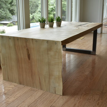 live edge maple table