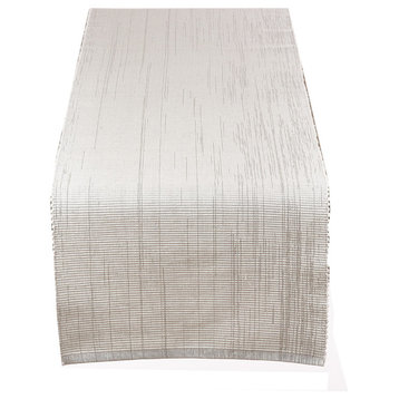 Astrid Shimmering Ribbed Cotton Table Runner