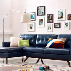 Blake Sectional Sofa | Antique Blue - Sectional Sofas