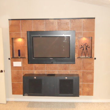 Free Hanging TV Cabinet, Master Bedroom