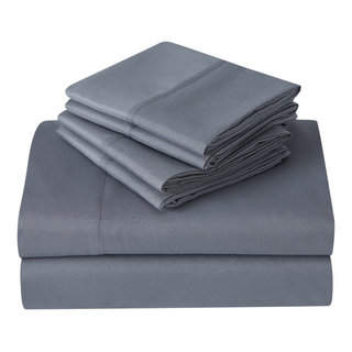 Kathy Ireland 2000TC Cotton Rich 6 Piece Sheet Set, Queen - Traditional ...