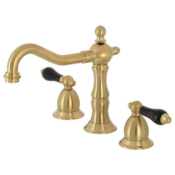 KS1977PKL Duchess Widespread Bathroom Faucet with Brass Pop-Up, Brushed Brass