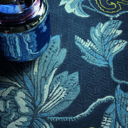 Fabled Floral Navy - Area Rugs