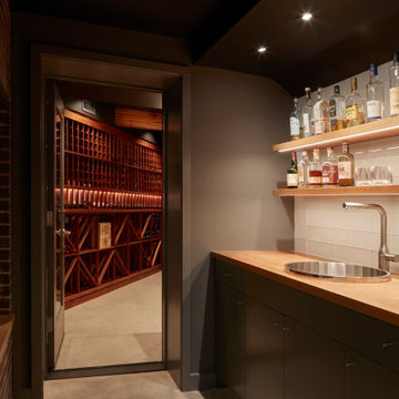 Wine Cellar and Wet Bar