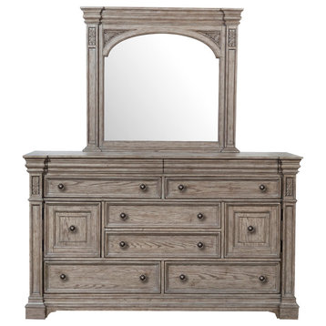 Kingsbury Dresser and Mirror by Pulaski Furniture