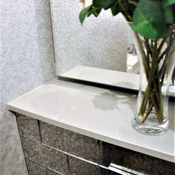 20mm Silestone Kensho Vanity Top And Cistern Cover
